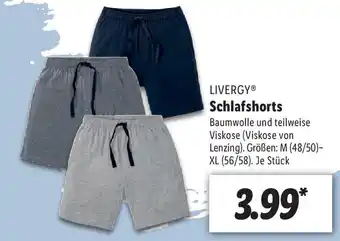 Lidl Livergy Schlafshorts Angebot