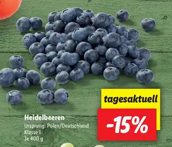 Lidl Heidelbeeren 400g Angebot