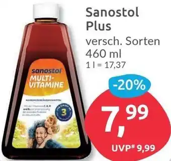 Budni Sanostol Plus 460 ml Angebot