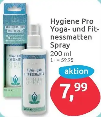 Budni Hygiene Pro Yoga und Fitnessmatten Spray 200 ml Angebot