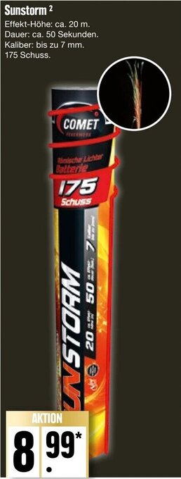 Edeka Comet Sunstorm Angebot