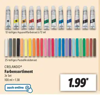 Lidl Crelando Farbensortiment Angebot