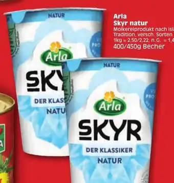 Edeka Arla Skyr natur 400/450g Becher Angebot