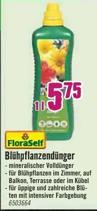 Hornbach Floraself Blühpflanzendünger Angebot