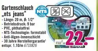 Hornbach Gartenschlauch nts Jeans Angebot