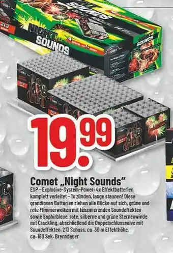 trinkgut Comet „night sounds“ Angebot