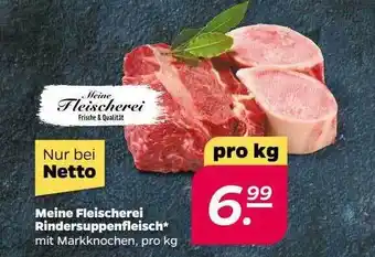 NETTO Meine fleischerei rindersuppenfleisch Angebot