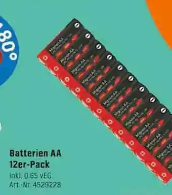 OBI Batterien aa 12erpack Angebot