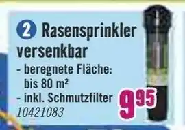 Hornbach Rasensprinkler versenkbar Angebot