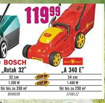 Hornbach Bosch Rotak 32 Angebot