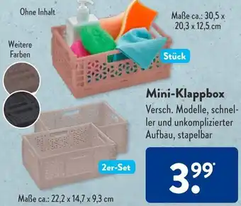 Aldi Süd Mini Klappbox Angebot