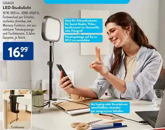 Aldi Süd Casalux LED Studiolicht Angebot