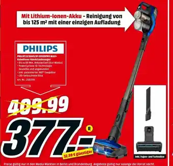 MediaMarkt Philips XC8045/01 Speedpro Max+ Kabelloser Handstaubsauger Angebot