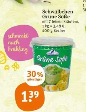 tegut Schwälbchen Grüne Soße 400g Becher Angebot