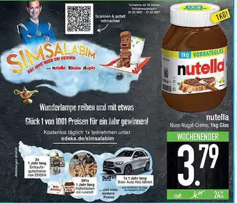E-Center Nutella Angebot