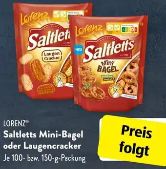 Aldi Süd Lorenz Saltletts Mini Bagel oder Laugencracker 100-150 g Packung Angebot