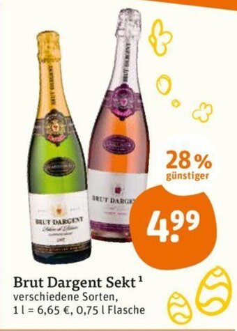 tegut Brut Dargent Sekt 0,75L Angebot