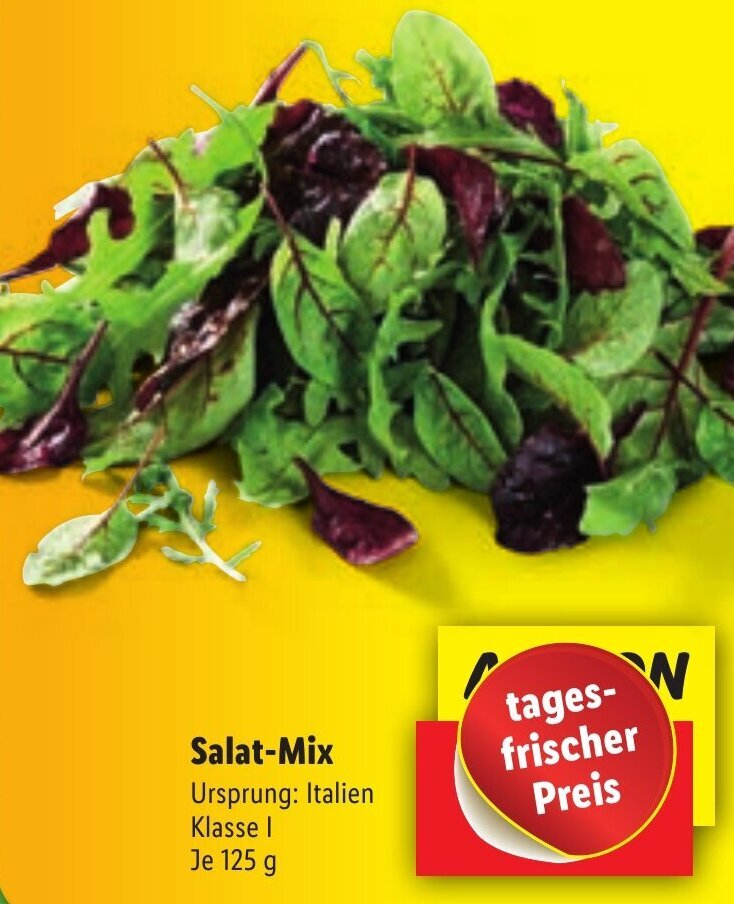 Salat Mix 125 g Angebot bei Lidl