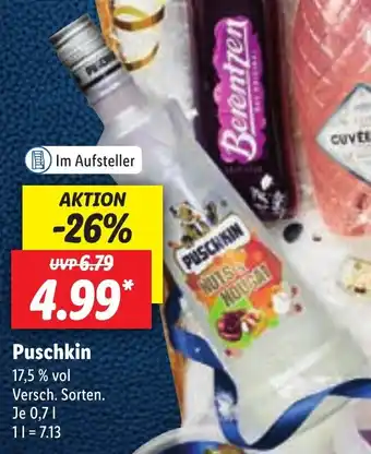 Lidl Puschkin 0,7L Angebot