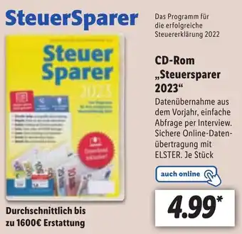 Lidl CD-Rom Steuersparer 2023 Angebot