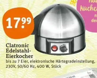 tegut Clatronic Edelstahl Eierkocher Angebot