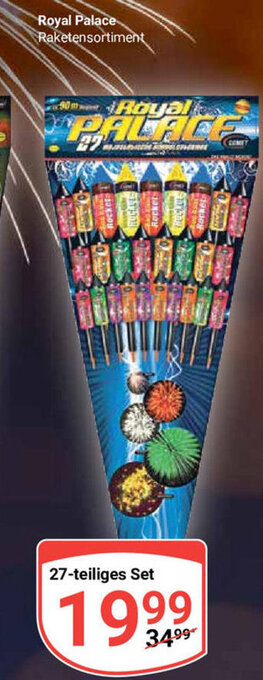 Globus Comet Feuerwerk Royal Palace Angebot