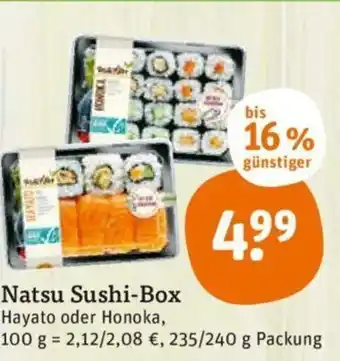 tegut Natsu Sushi Box 235/240g Angebot