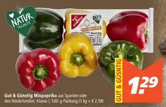 Marktkauf Gut & Günstig Mixpaprika 500g Angebot