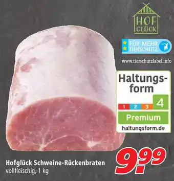 Marktkauf Hofglück Schweine Rückenbraten 1kg Angebot