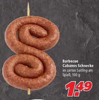 Marktkauf Barbecue Cabanos Schnecke 100g Angebot