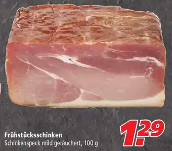 Marktkauf Frühstücksschinken 100g Angebot