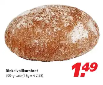 Marktkauf Dinkelvollkornbrot 500g Angebot