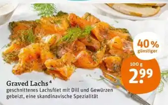 tegut Graved Lachs 100g Angebot