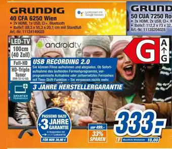 expert Techno Land Grundig 40 cfa 6250 wien Angebot