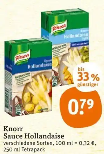 tegut Knorr Sauce Hollandaise 250ml Angebot