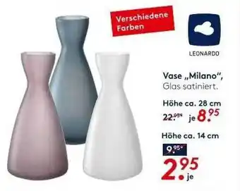 Möbel Rieger Leonardo vase „milano“ Angebot