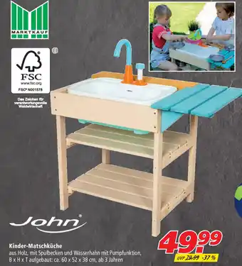 Marktkauf John Kinder Matschküche Angebot