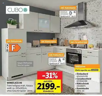 SCONTO Cubo winkelküche Angebot