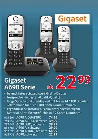 Selgros Gigaset a690 serie Angebot