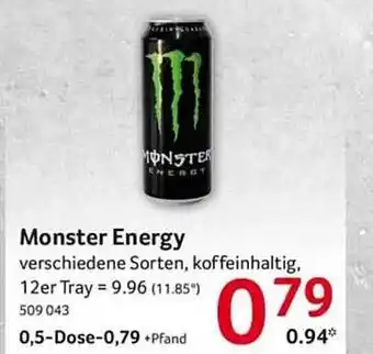 Selgros Monster energy Angebot