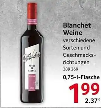 Selgros Blanchet weine Angebot