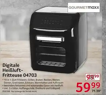 Selgros Gourmetmaxx digitale heißluftfritteuse 04703 Angebot