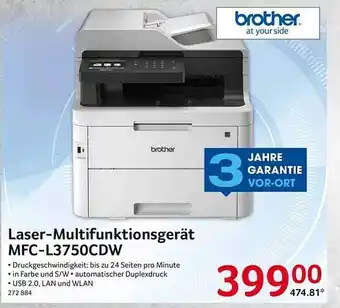 Selgros Brother laser-multifunktionsgerät mfc-l3750cdw Angebot