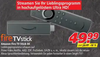 Marktkauf Amazon Fire TV Stick 4K Angebot