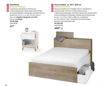 Tchibo Nachttisch oder stauraumbett Angebot