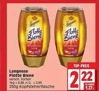 Edeka Langnese flotte biene Angebot