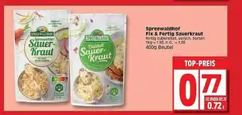 Edeka Spreewaldhof fix & fertig sauerkraut Angebot