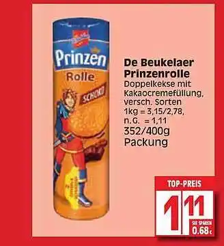 Edeka De beukelaer prinzenrolle Angebot