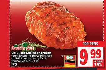 Edeka Bauerngut gefüllter schinkenbraten Angebot