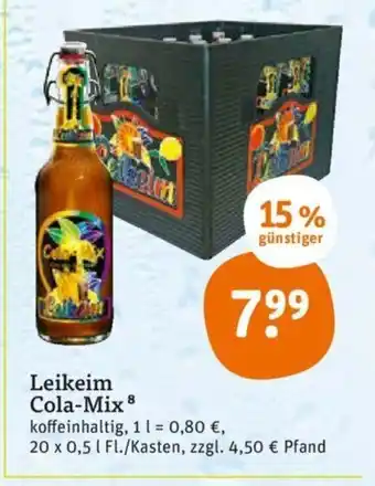 tegut Leikeim Cola Mix 20x0,5L Angebot